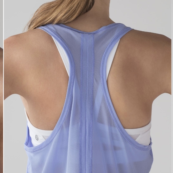 Lululemon Two With One Singlet Hydrangea Blue - Picture 6 of 12